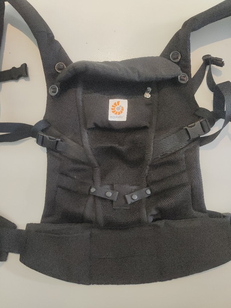 Ergobaby Adapt Cool Air Mesh draagzak zwart, Kinderen en Baby's, Gebruikt, Buik, Draagzak, Ophalen