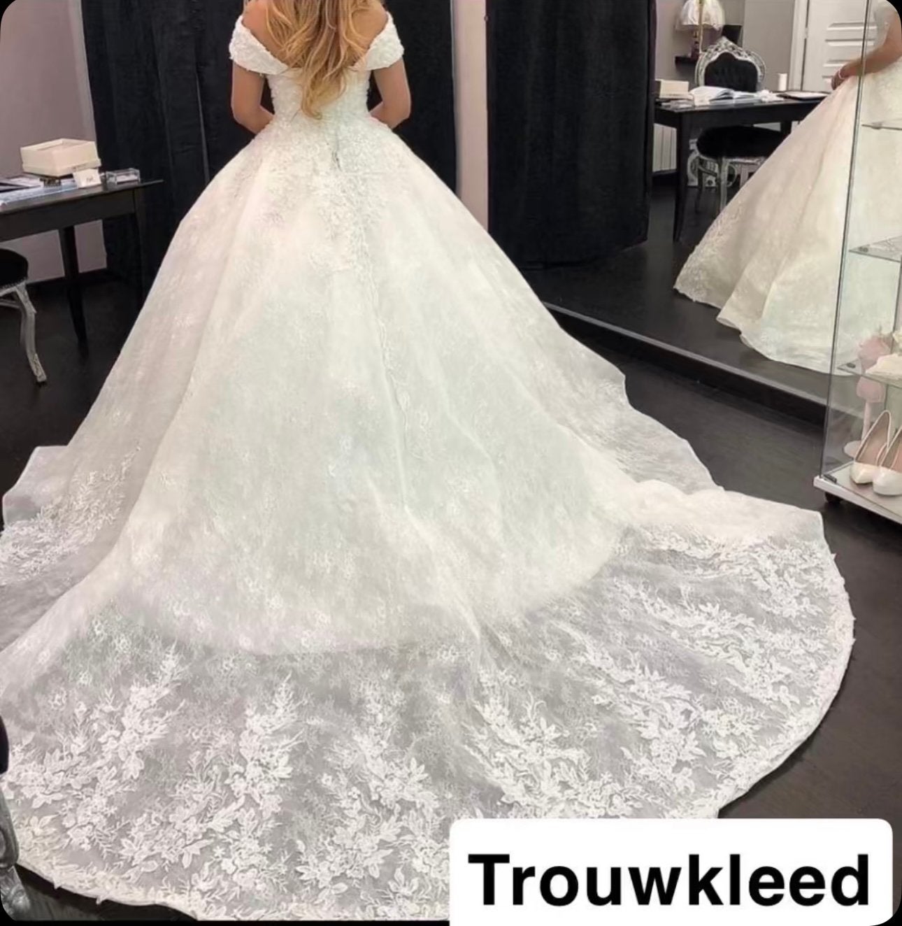 Trouwkleed, Kleding | Dames, Trouwkleding en Trouwaccessoires, Ophalen, Gedragen, Wit, Trouwjurk