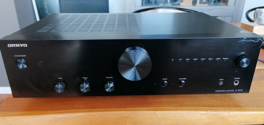 Ampli Okyo A-9010, 60 à 120 watts, Comme neuf, Enlèvement, Stéréo