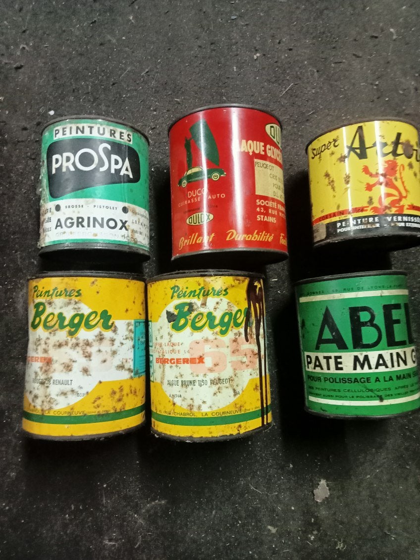 Divers anciens bidons auto, Collections, Enlèvement