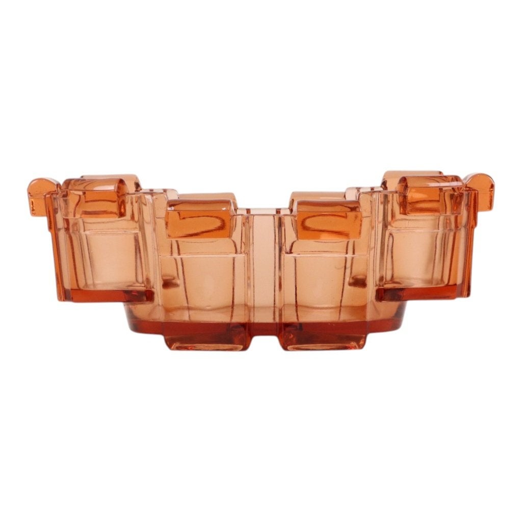 Art Deco Schaal Jardinière Stolze Hermanova Kubistisch, Antiek en Kunst, Ophalen of Verzenden