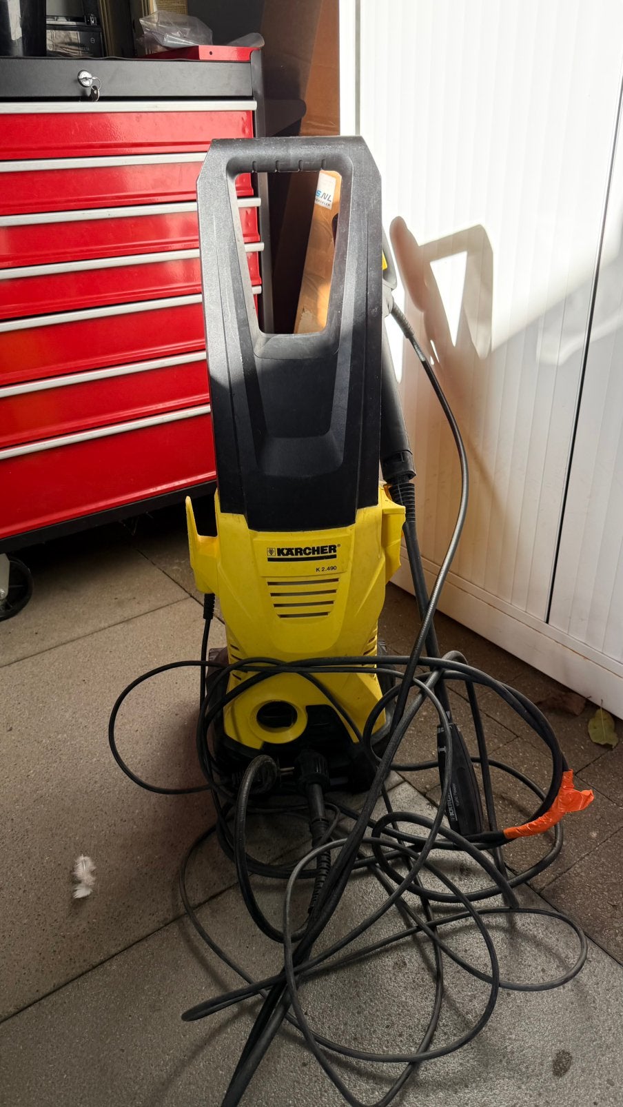 Karcher k2 serie met foam lance, Jardin & Terrasse, Enlèvement, Comme neuf, Batterie, Avec pression d'eau réglable