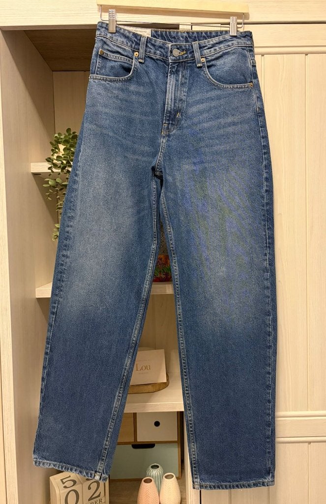 Jeans H&M,maat 38, H&M, Blauw, Ophalen of Verzenden, Zo goed als nieuw