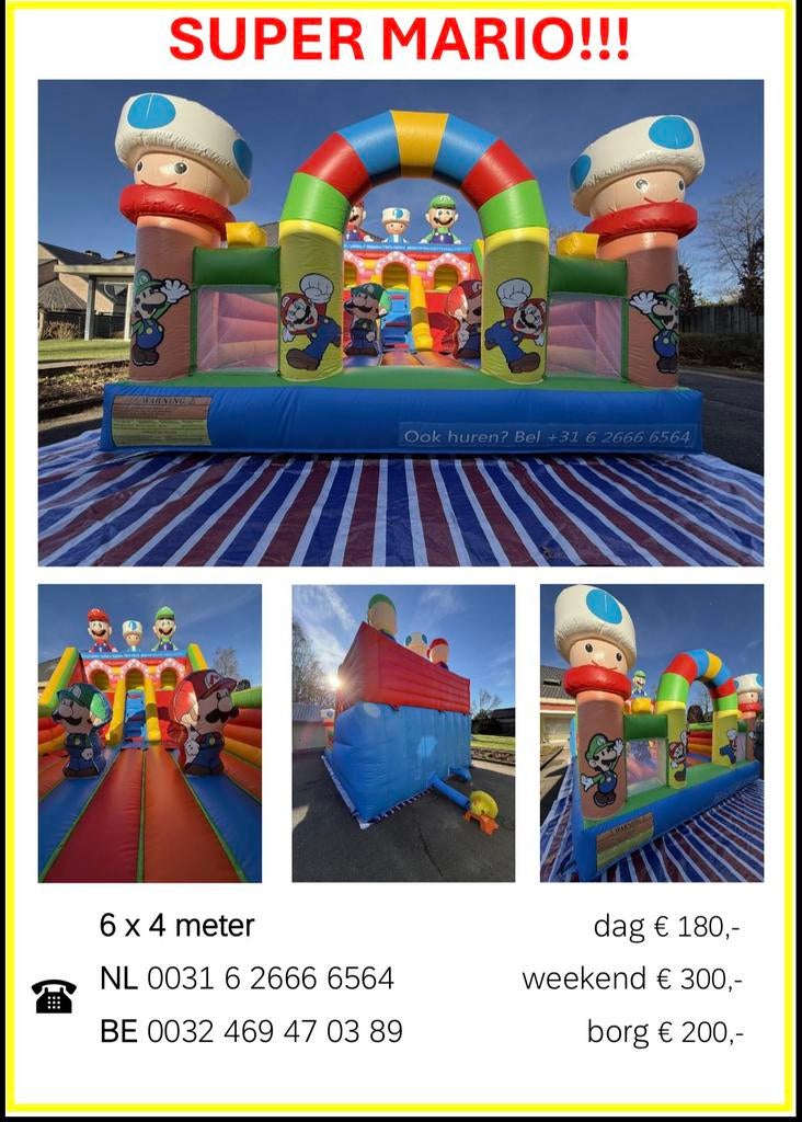 Springkasteel verhuur Pelt