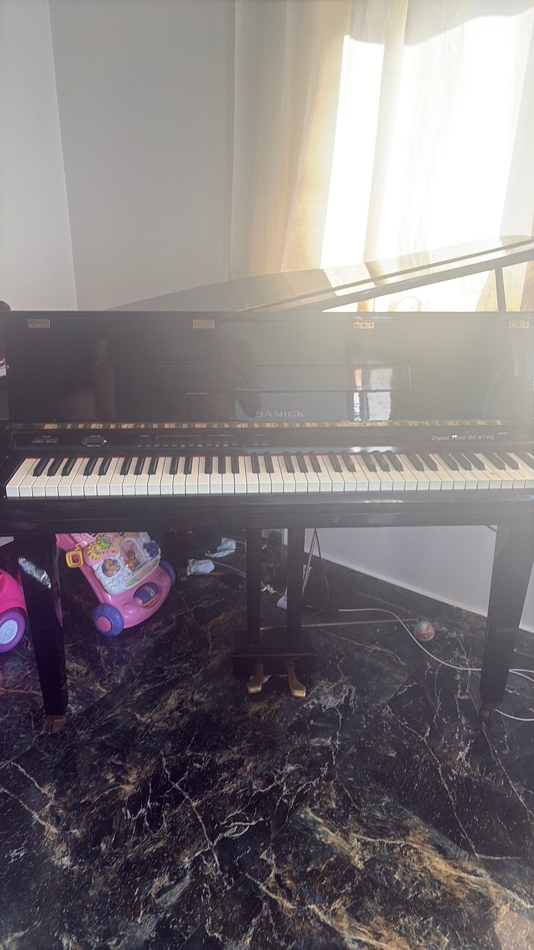 Digital samick piano SE-876G, Muziek en Instrumenten, Piano's, Ophalen, Gebruikt, Zwart, Digitaal