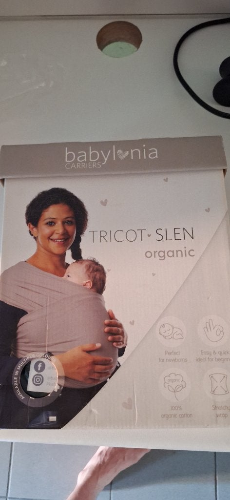 draagdoek tricot  slen sapphire, Kinderen en Baby's, Babydragers en Draagdoeken, Ophalen, Zo goed als nieuw, Draagdoek