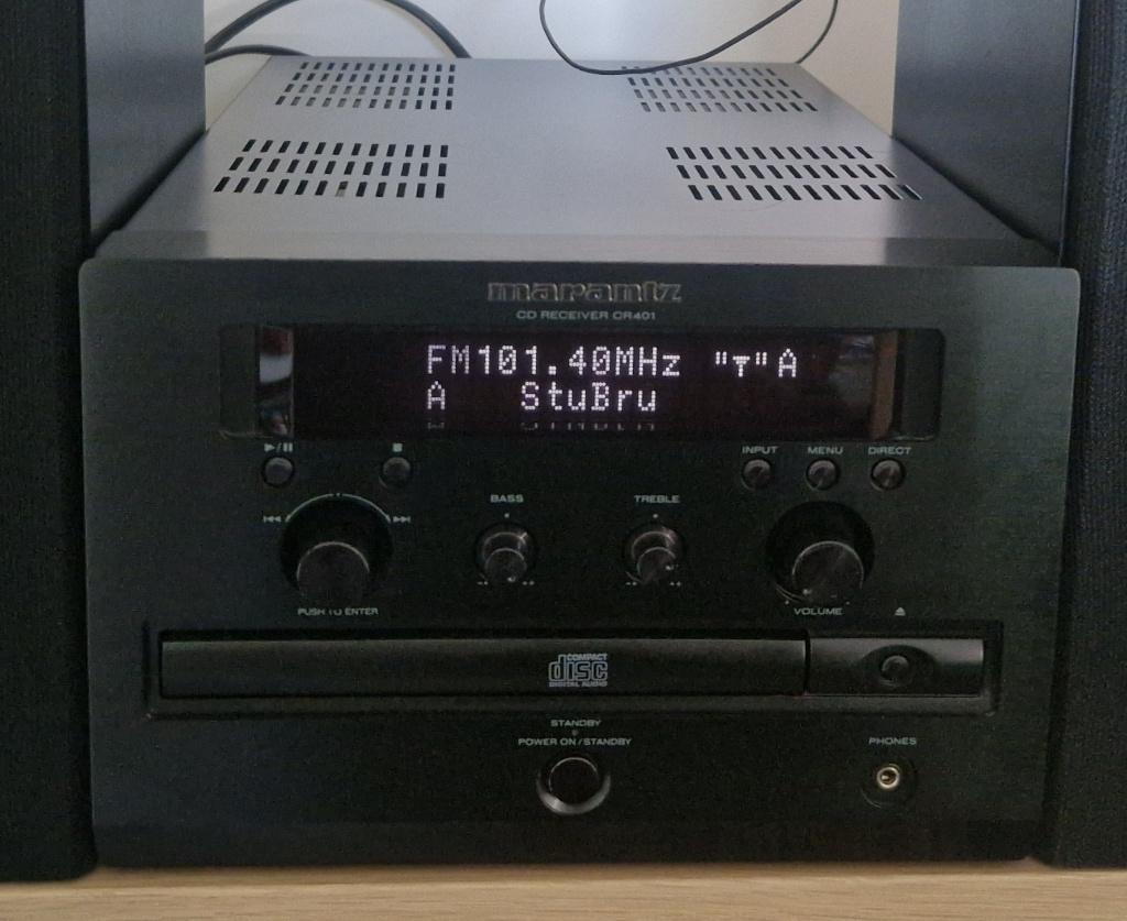 Mini stéréo Marantz CR401 (/amplificateur/CD/tuner en un), Marantz, Moins de 60 watts, Enlèvement ou Envoi, Stéréo