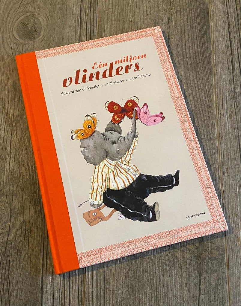 Eén miljoen vlinders - gesigneerd - tekening - Carll Cneut, Ophalen of Verzenden, Zo goed als nieuw