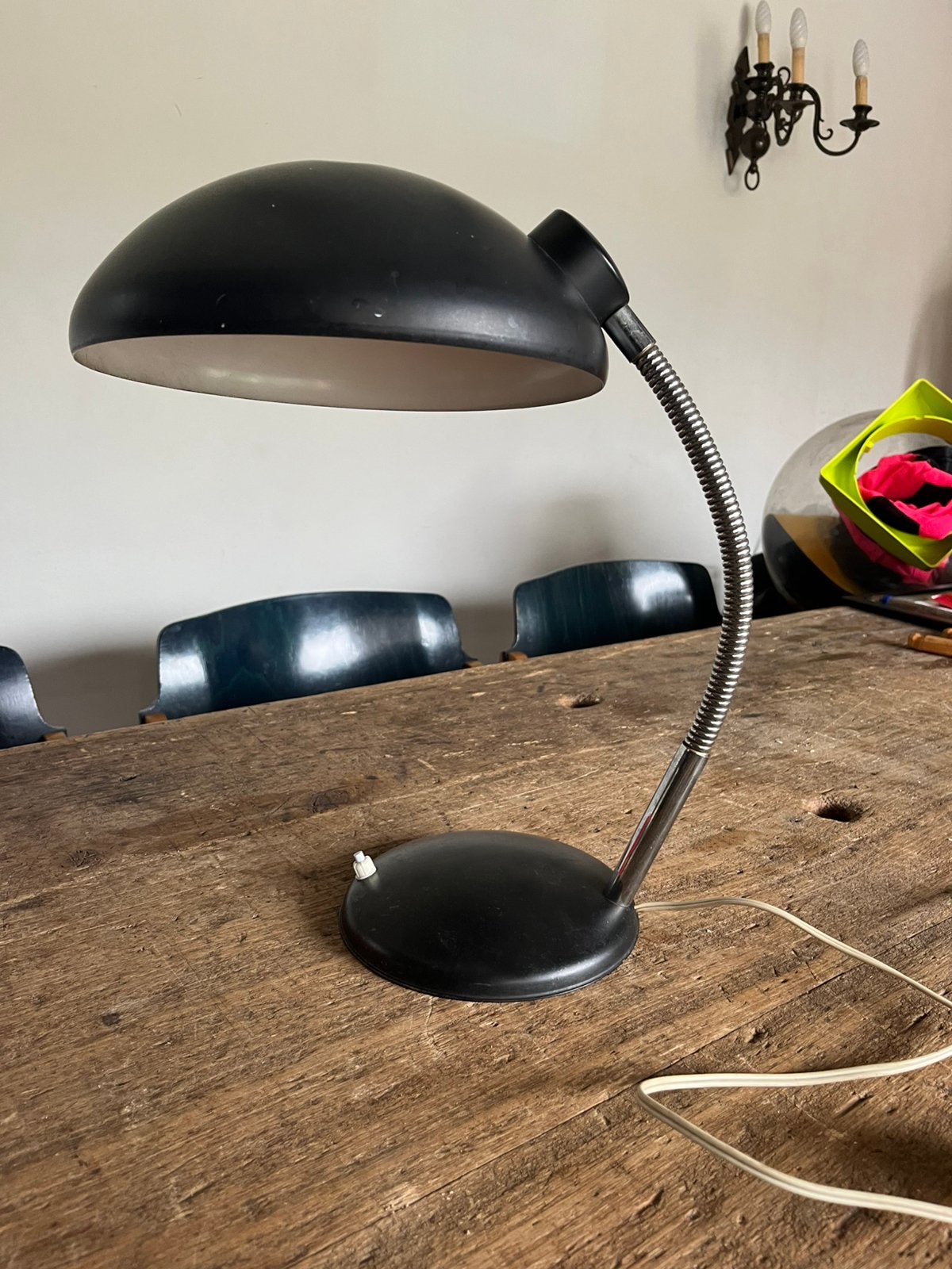 Bauhaus  buro lamp midcentury, Antiek en Kunst, Ophalen