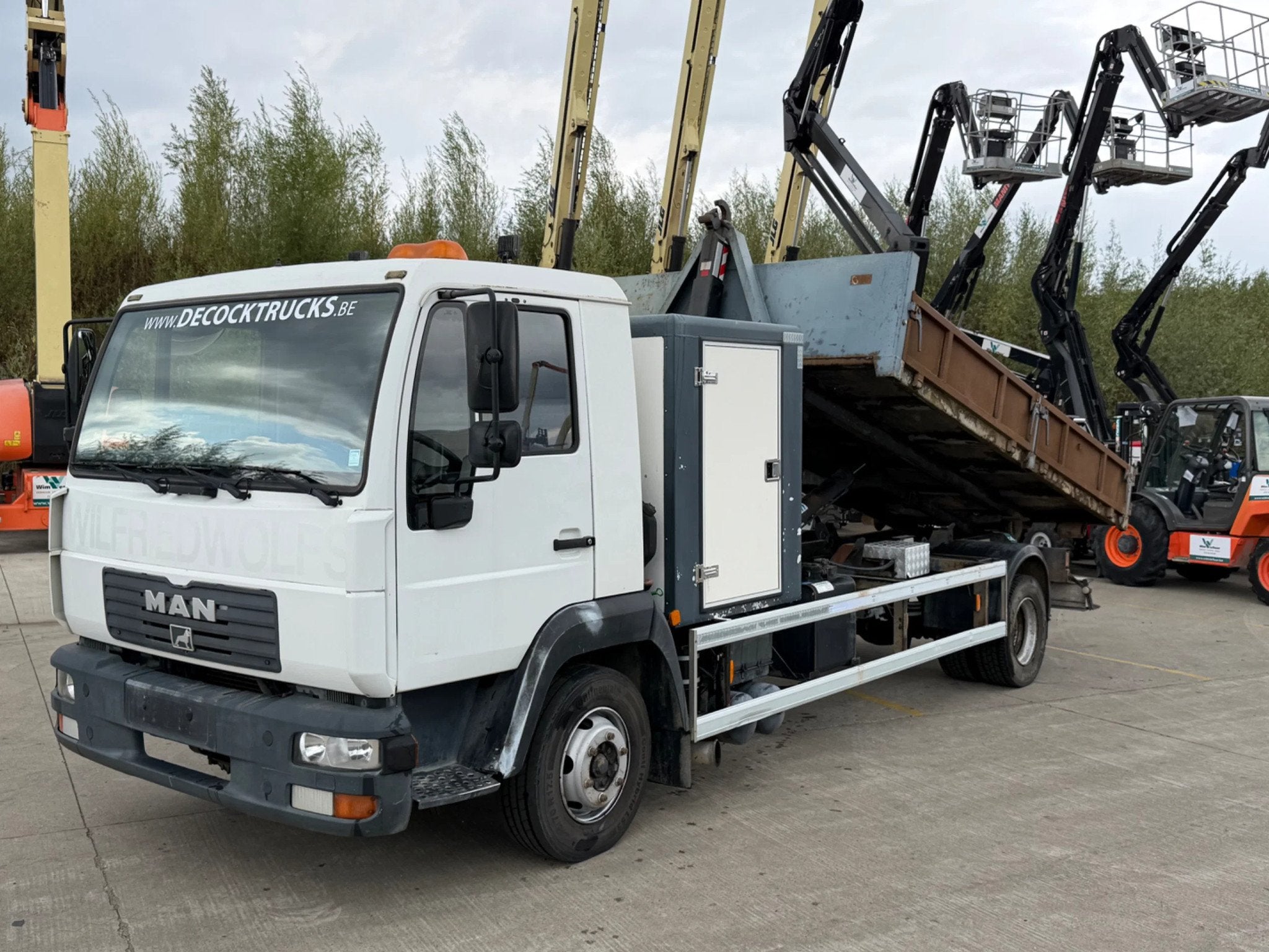 MAN LE 12.220 HAAKSYSTEEM (bj 2002), Auto's, Bedrijf, Te koop, BTW verrekenbaar, MAN