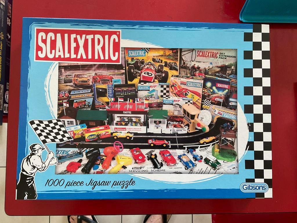 Gibsons puzzel. Scalextric.   1000 stukjes, Ophalen of Verzenden