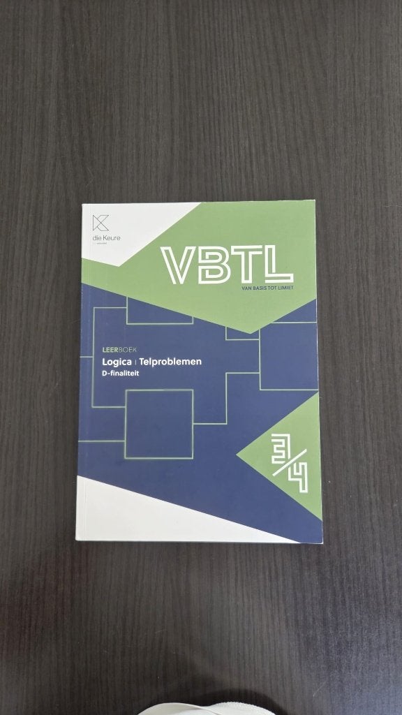 VBTL 3/4 Logica - Telproblemen D-finaliteit, Boeken, ASO, Wiskunde A, Die keure, Ophalen of Verzenden