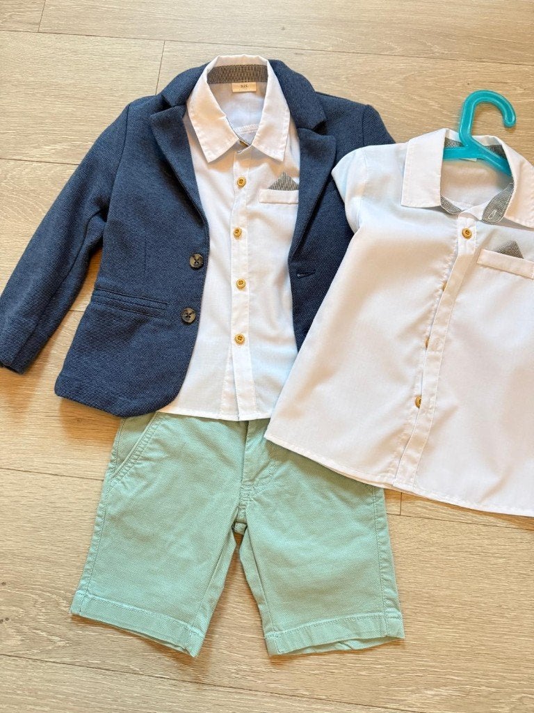 Zo goed als nieuw - outfit jongen communie/trouw maat 98-110, Kinderen en Baby's, Ophalen, Zo goed als nieuw, Maat 98