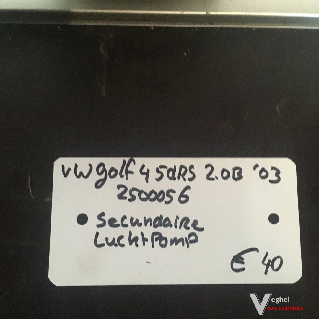 Vw Golf 4 2003  5drs 2.0 B Wagennr 2500056 Secundaire Luchtp, Gebruikt, -, -, Ophalen of Verzenden