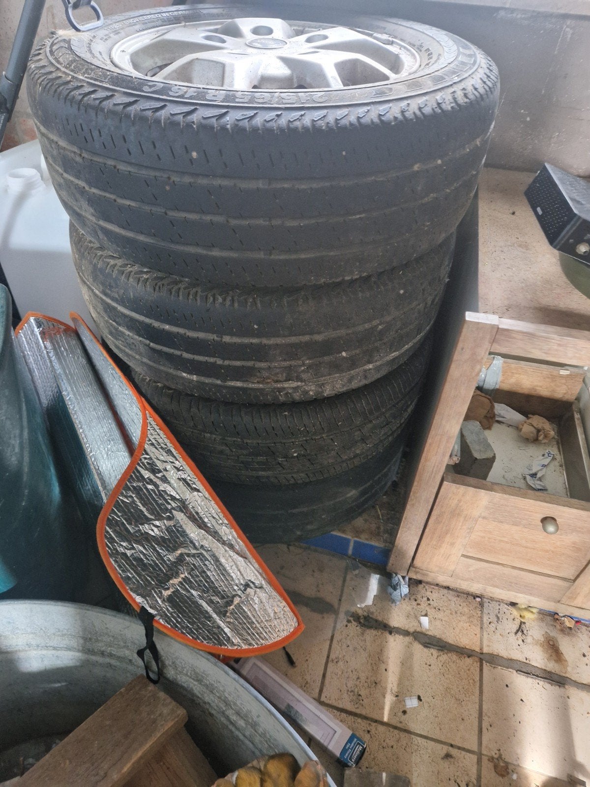 4 originele velgen voor ford transit (custom), Auto-onderdelen, Ophalen, Velg(en)