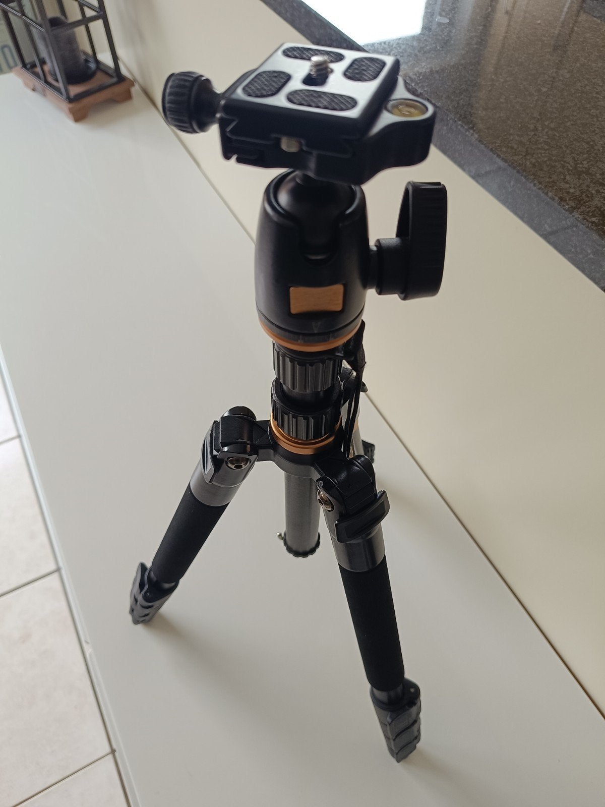 Statief, TV, Hi-fi & Vidéo, Photo | Trépieds & Rotules, Comme neuf, Enlèvement, 125 cm ou moins, Housse de transport incluse