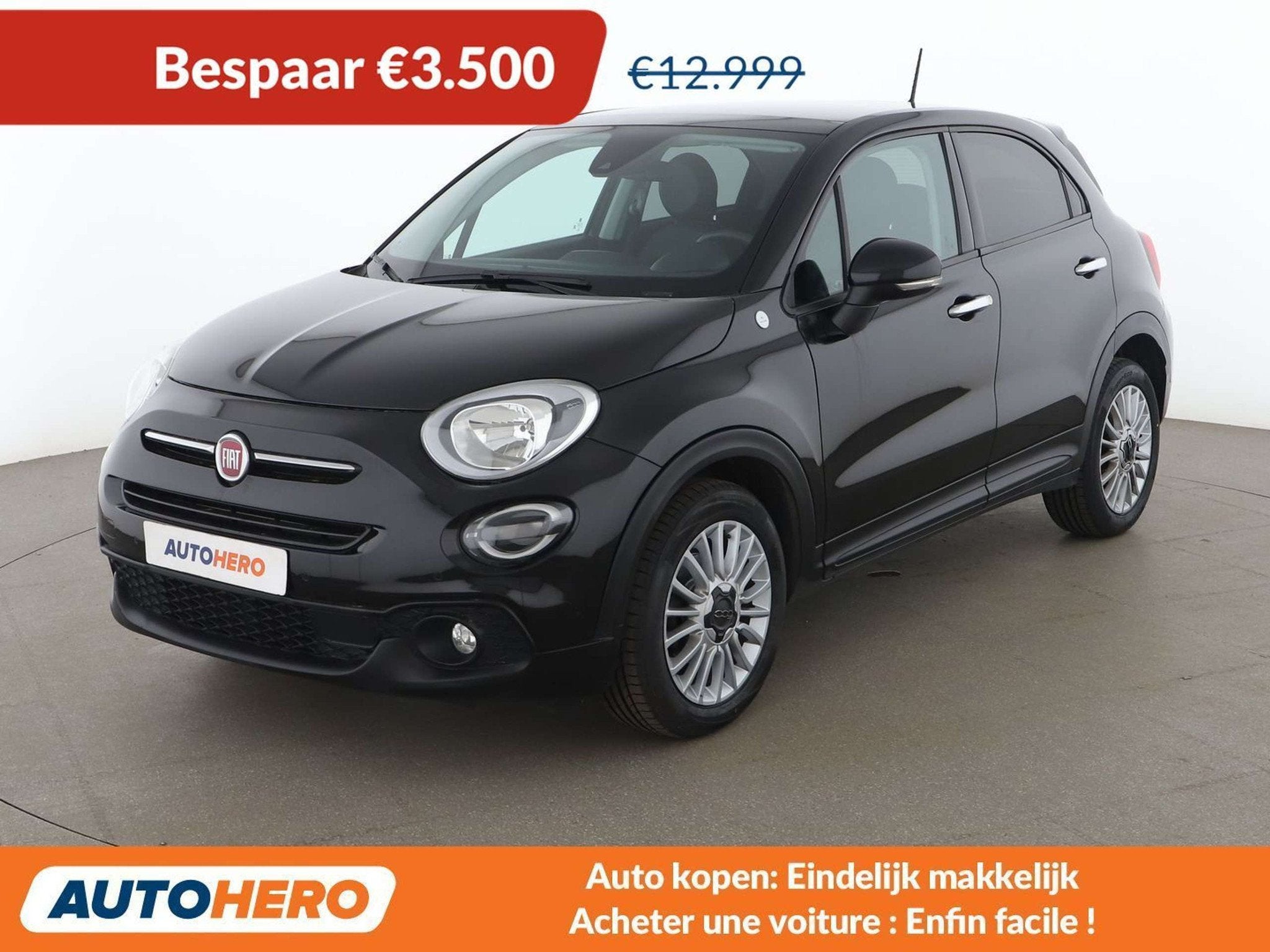 Fiat 500X 1.0 Turbo Google (année de construction 2021), Autos, 144 g/km, Achat, Euro 6, Détection des panneaux routiers