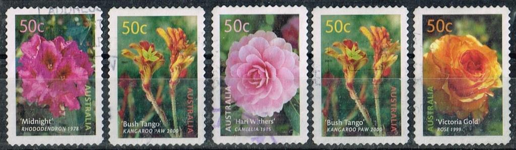 Postzegels uit Australie - K 3791 - bloemen, Verzenden, Gestempeld
