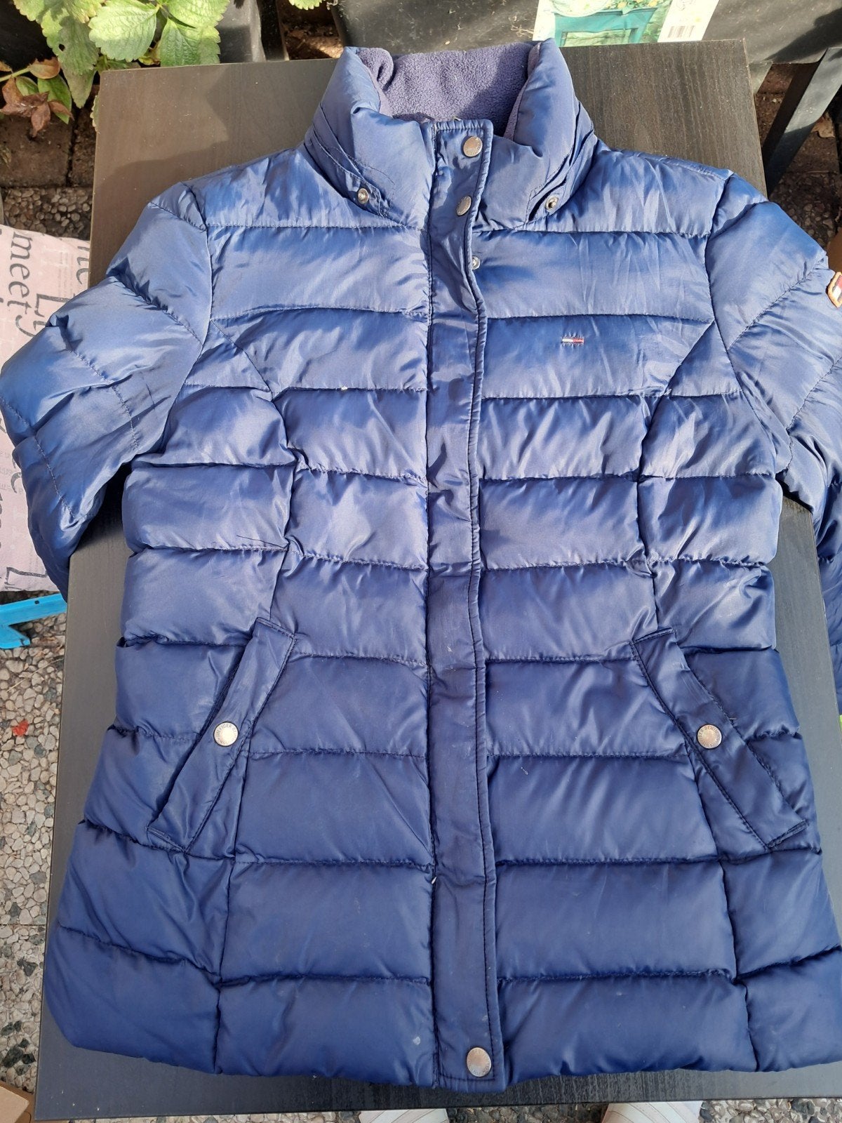 Tommy Hilfiger Denim Gewatteerde Jas - Maat, Ophalen of Verzenden, Maat 36 (S)