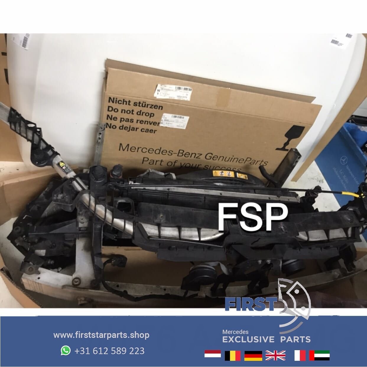 W176 A45 VOORKOP COMPLEET Mercedes A Klasse WIT KOP FRONT 45, Utilisé, -, Avant, -