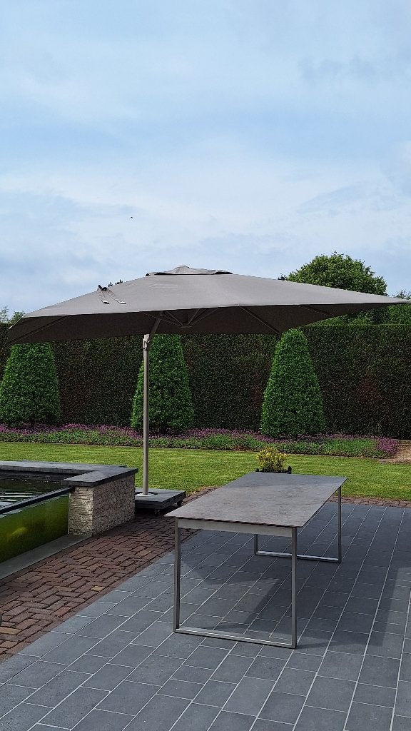 Parasol 350x300, Tuin en Terras, Ophalen, Gebruikt