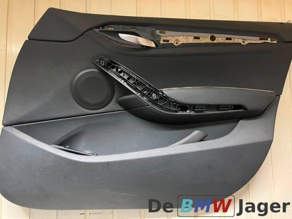 Deurpaneel Rechtsvoor zwart leer BMW X1 E84 51417320184, Gebruikt, Ophalen of Verzenden, BMW, BMW