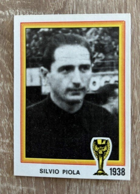 Panini Argentina 78 Sticker n9 Silvio Piola, Enlèvement ou Envoi, Comme neuf, Autocollant