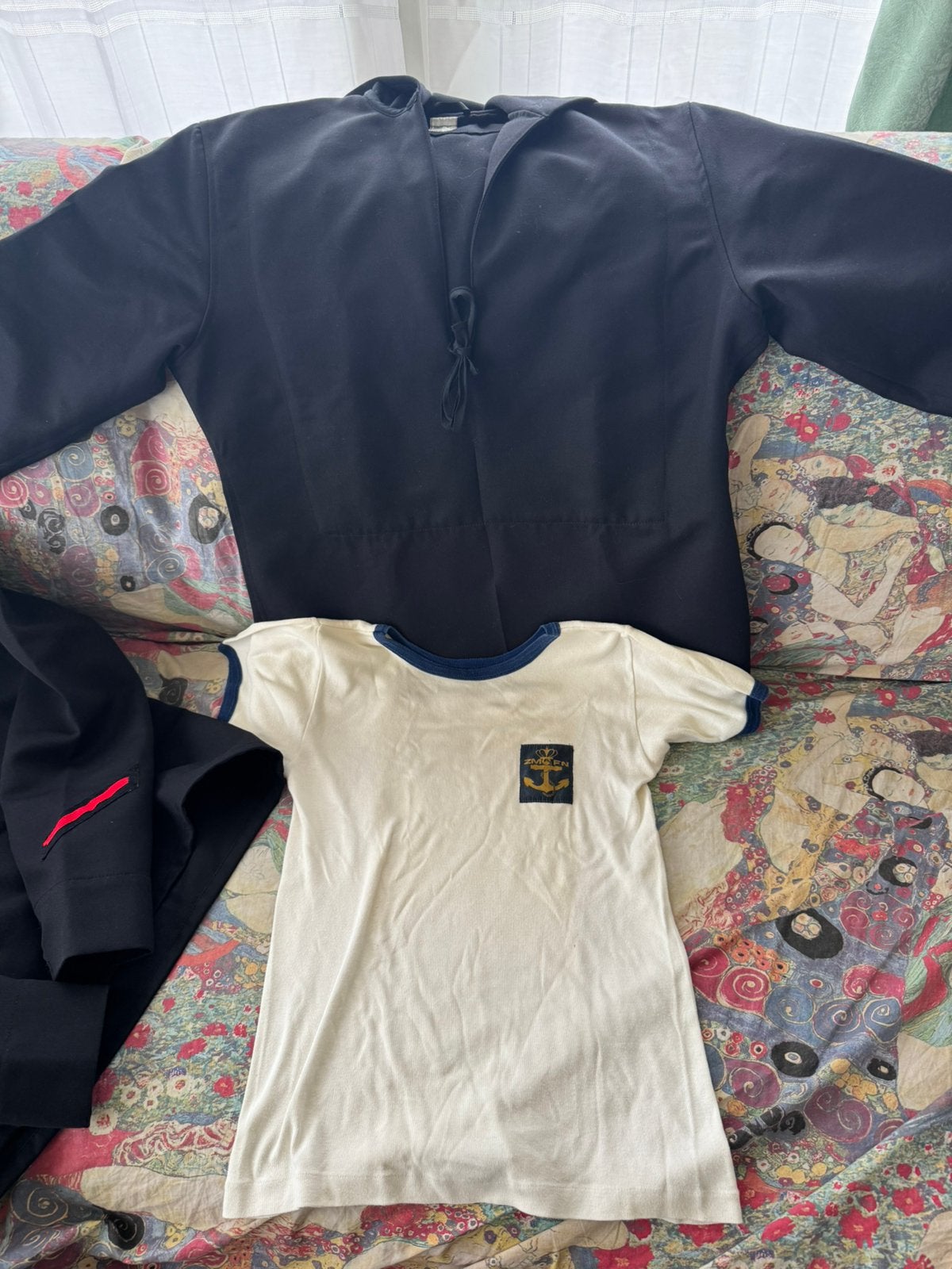 Belgische Zeemacht (ZM-FN) Matrozenuniform Bimexco 100% Wol, Enlèvement ou Envoi, Marine