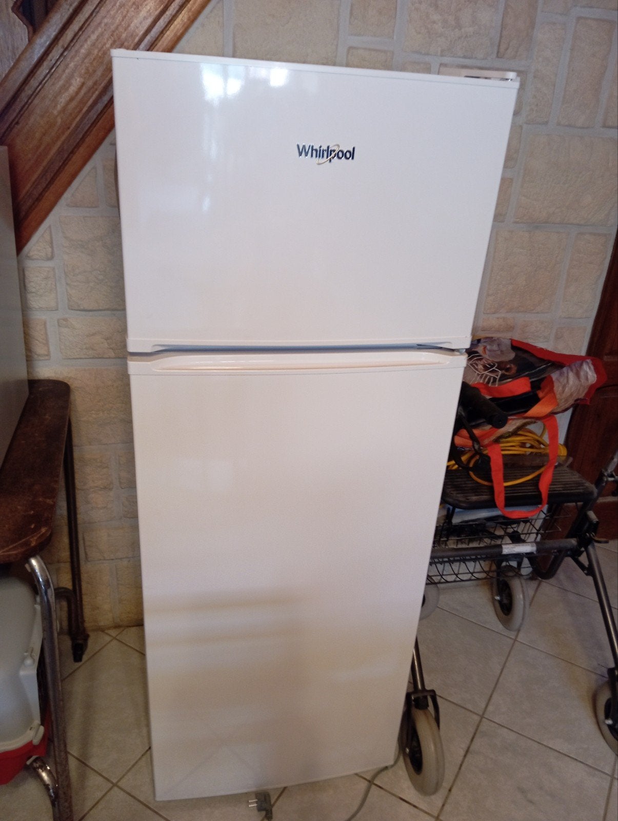 Frigo Whirlpool, Enlèvement