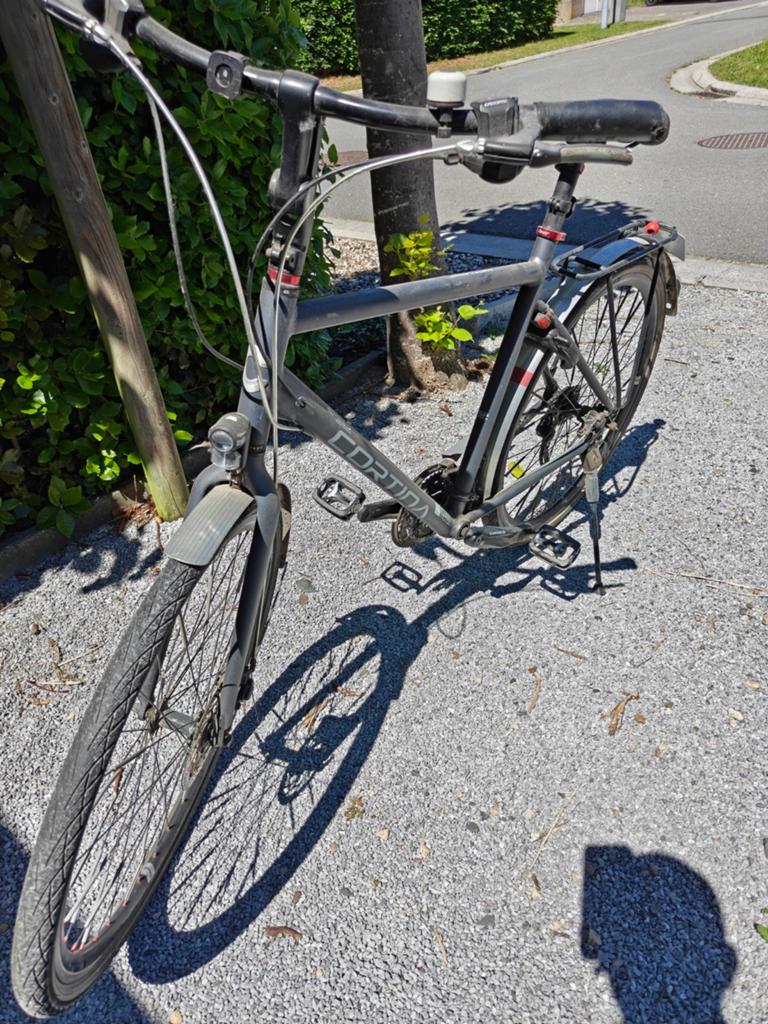 Herenfiets, Cortina, 27 speed., Fietsen en Brommers, Ophalen, Schijfrem, Cortina