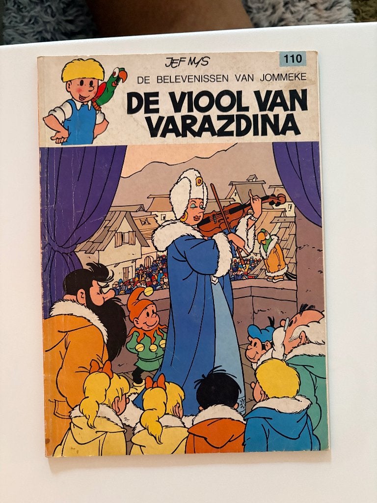 De belevenissen van Jommeke De viool vzn Varazdina, Eén stripboek, Ophalen, Gelezen, Jef Nys.