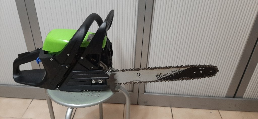 Tronçonneuse 16" Florabest très bon état !, Bricolage & Construction, Outillage | Scies mécaniques, Florabest, Tronçonneuse, 1200 watts ou plus