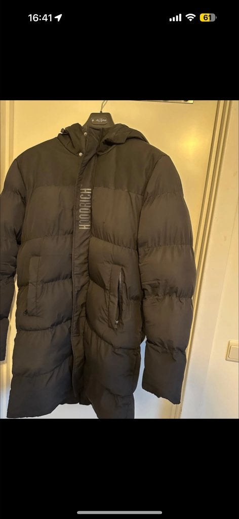 Winterjas, Kleding | Heren, Ophalen, Maat 52/54 (L), Zwart, Hoodrich