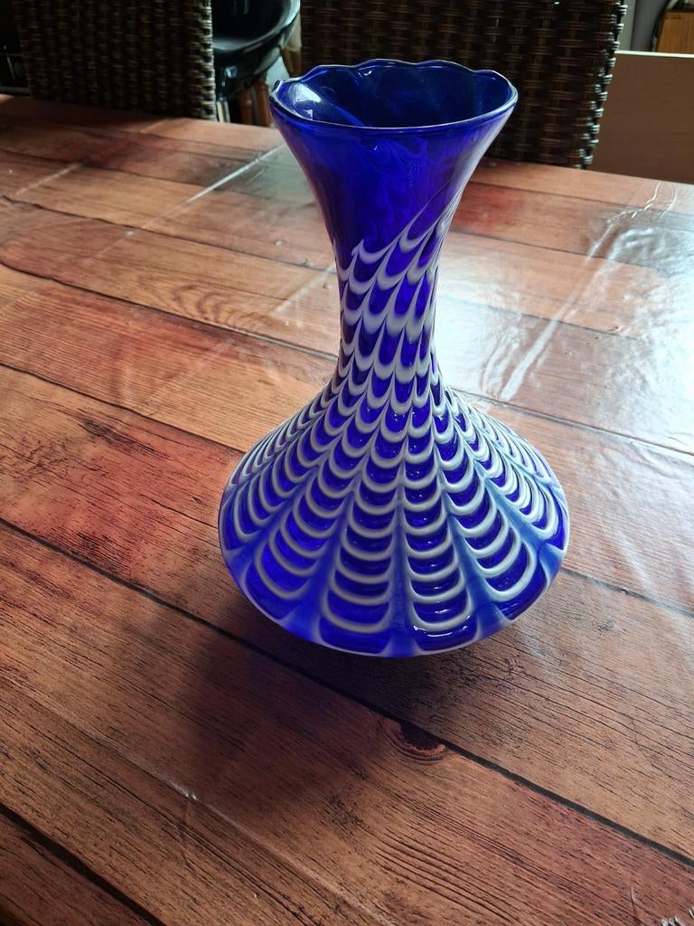Kobalt blauwe empoli vaas, Ophalen