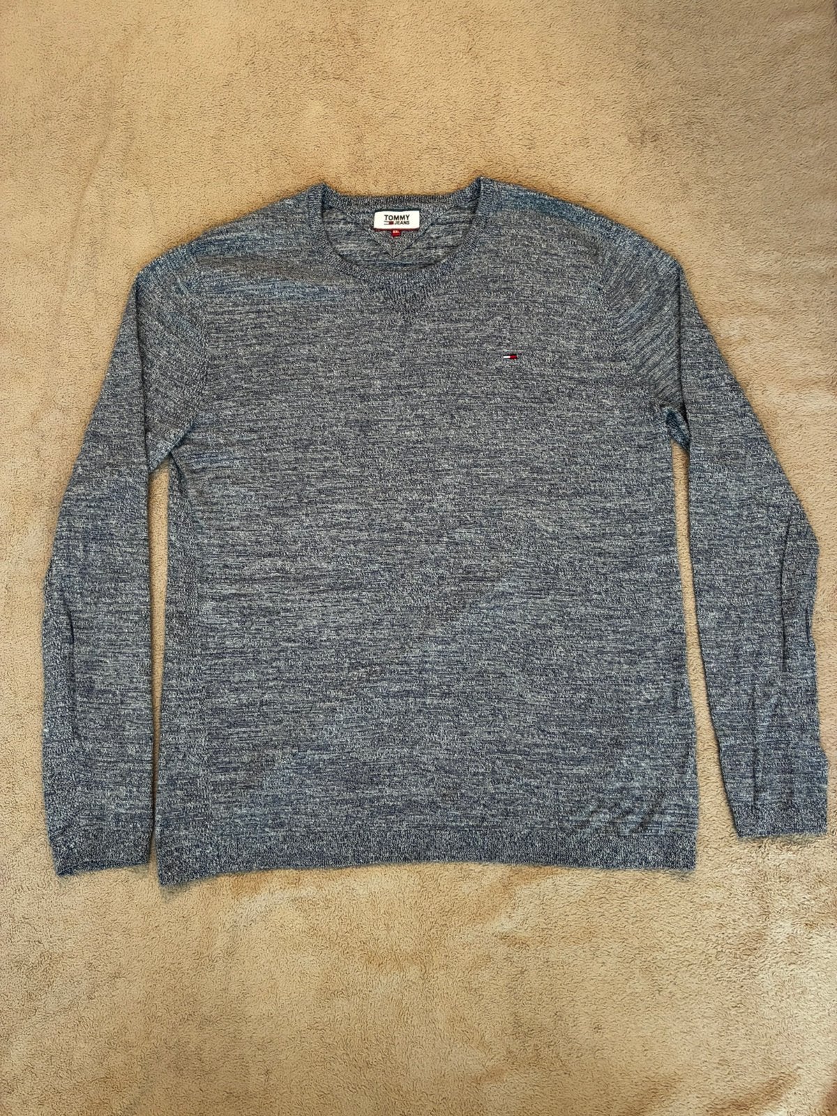 Pull Tommy Hilfiger gris XXL, rarement porté, Envoi, Comme neuf, Autres tailles, Gris