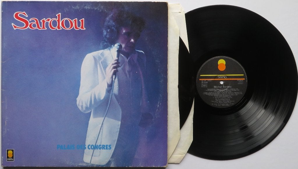 Michel Sardou - Palais des congres. dubbel Lp, Gatefold hoes, Gebruikt, Overige genres, Ophalen of Verzenden