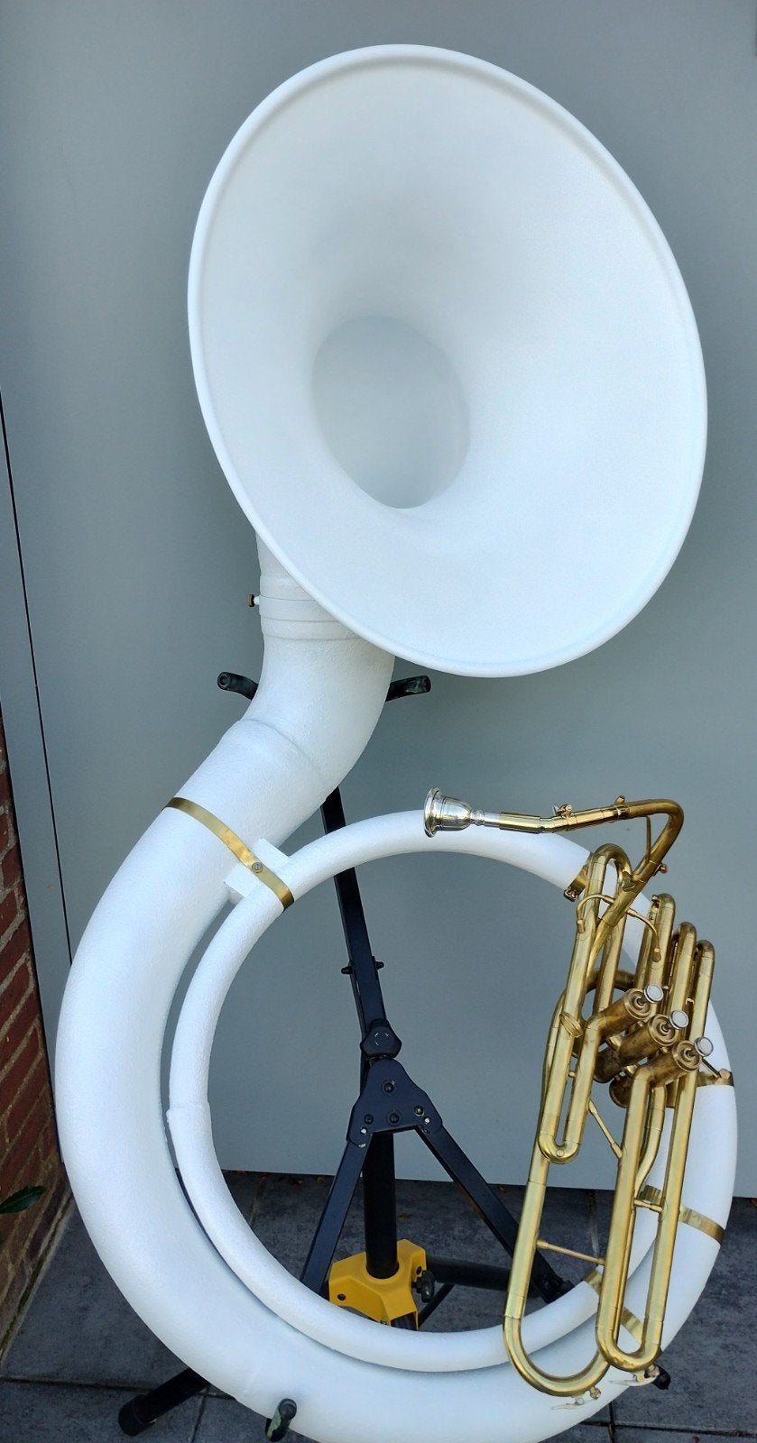 Jupiter SSH 596 BBb glasfiber sousafoon, Muziek en Instrumenten, Ophalen, Zo goed als nieuw, Overige typen, Met koffer of draagtas
