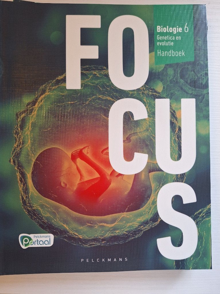 Focus biologie 6 genetica en evolutie handboek, Boeken, Ophalen, Zo goed als nieuw
