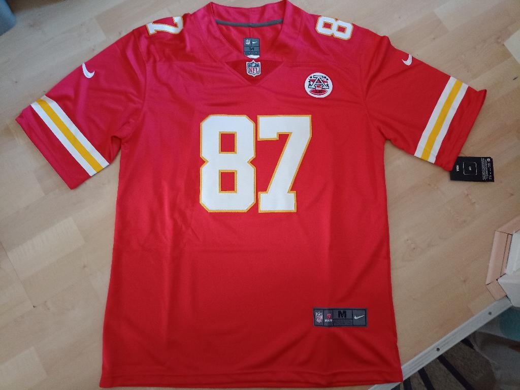 Kansas City Chiefs Jersey Kelce maat: XL, Kleding | Heren, Sportkleding, Overige typen, Ophalen of Verzenden, Rood, Maat 56/58 (XL)