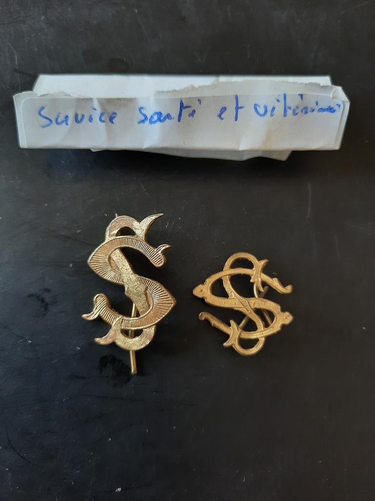 Insignes service Santé armée belge, Collections, Enlèvement ou Envoi
