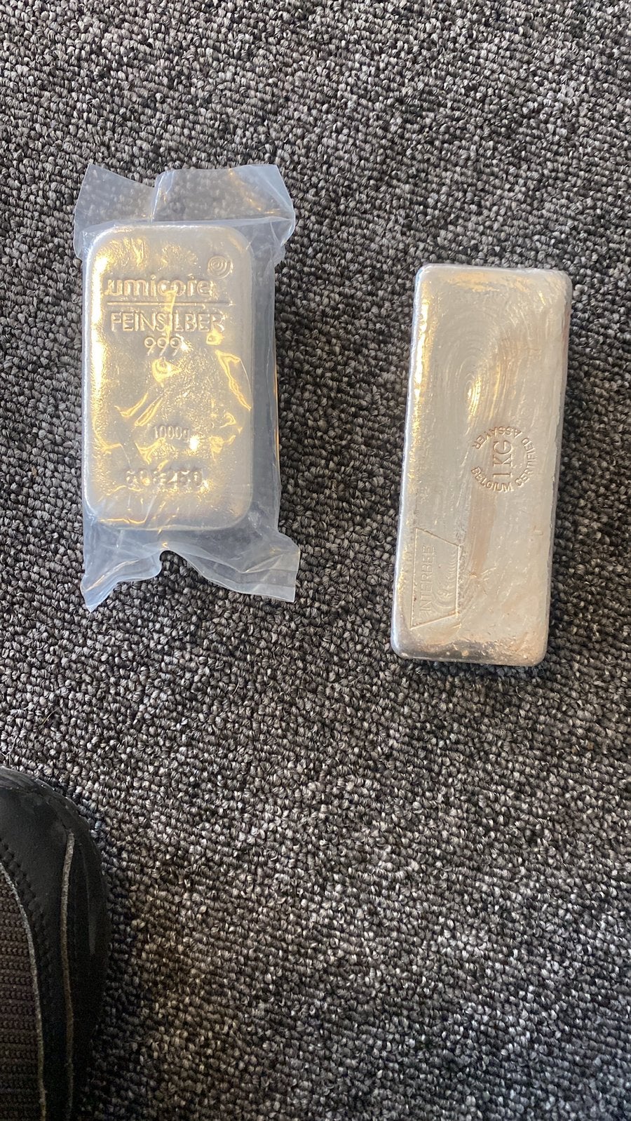 1 kg Zilver bar umicore, Postzegels en Munten, Ophalen of Verzenden, Zilver