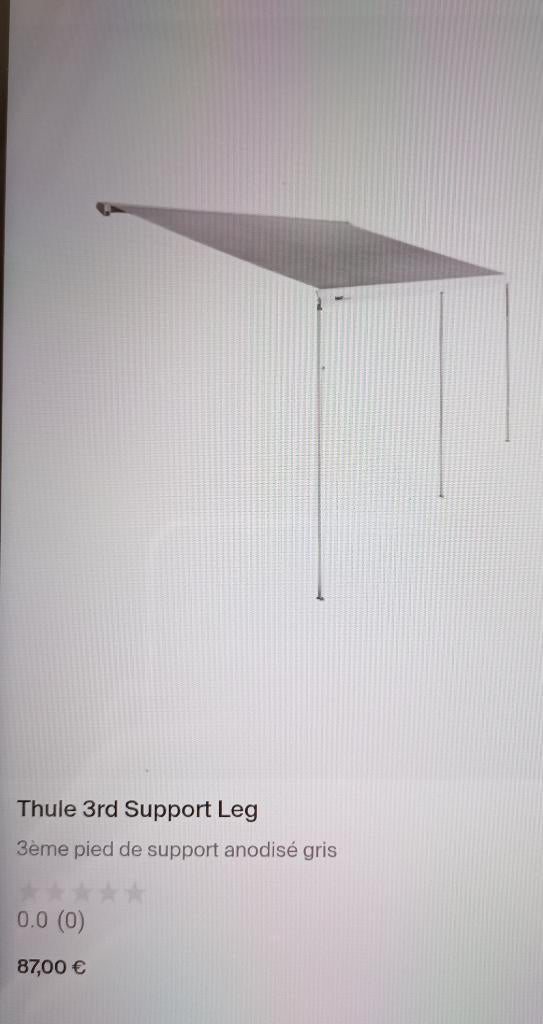 DIVERS ARTICLES THULE[ SAC,BARRES,RAFTER ...] WINDSCREEN, Caravanes & Camping, Enlèvement, Comme neuf, Thule