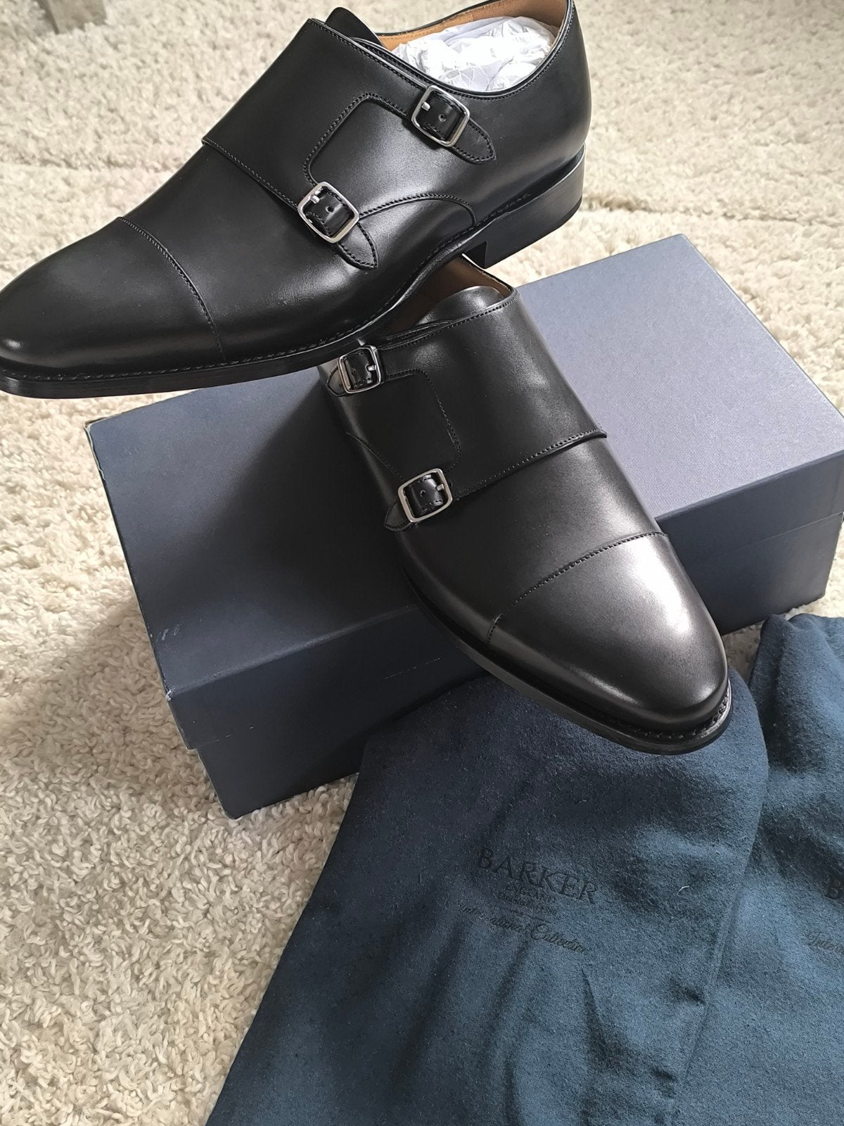 Chaussures Barker, Kleding | Heren, Zwart, Nieuw, Gespschoenen, Barker