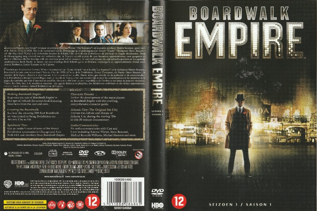 Boardwalk Empire Seizoen 1, Cd's en Dvd's, Maffia en Misdaad, Ophalen of Verzenden, Zo goed als nieuw, Nederlands