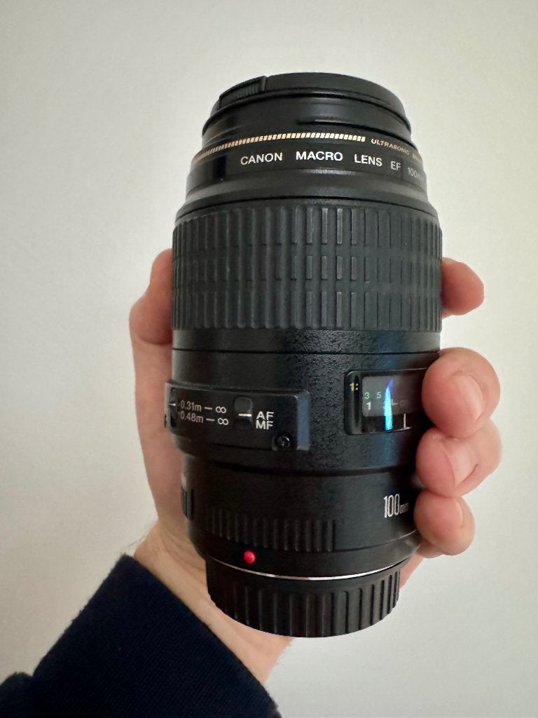 CANON 100MM MACRO F2,8 USM, Audio, Tv en Foto, Canon, Ophalen of Verzenden, Zo goed als nieuw, Macrolens
