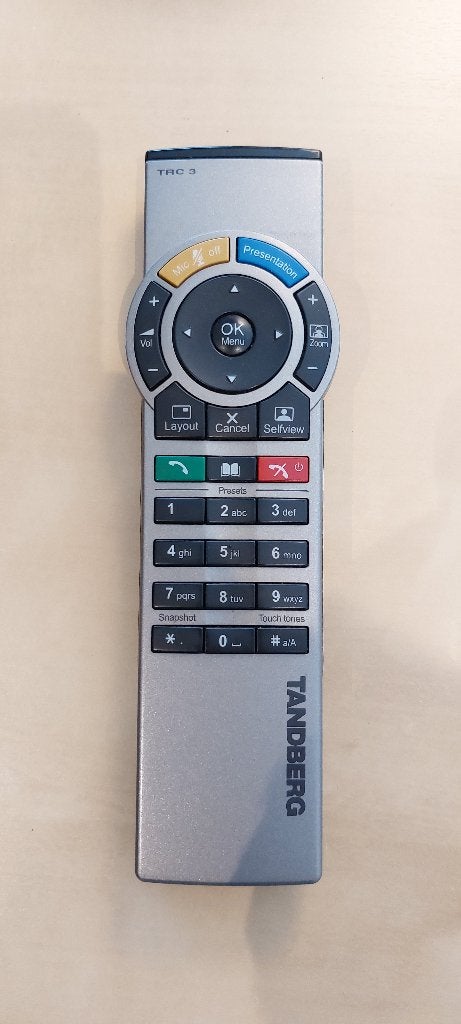 Télécommande Tandberg TRC 3, TV, Hi-fi & Vidéo, Enlèvement, Utilisé, Originale