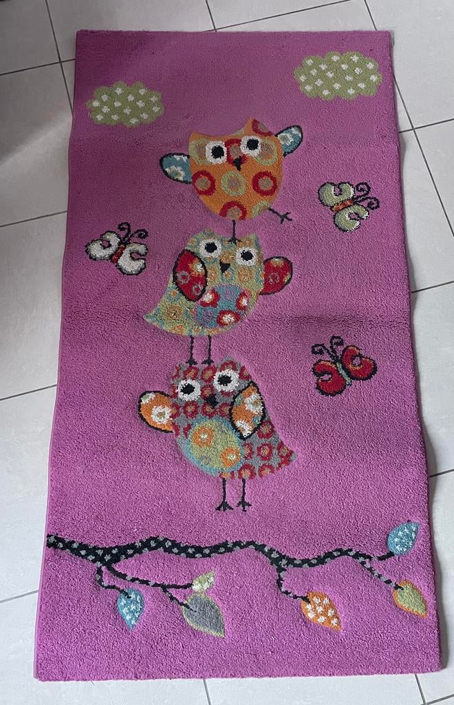 Roze tapijt van 1,50 bij 80 centimeter, Antiek en Kunst, Ophalen of Verzenden