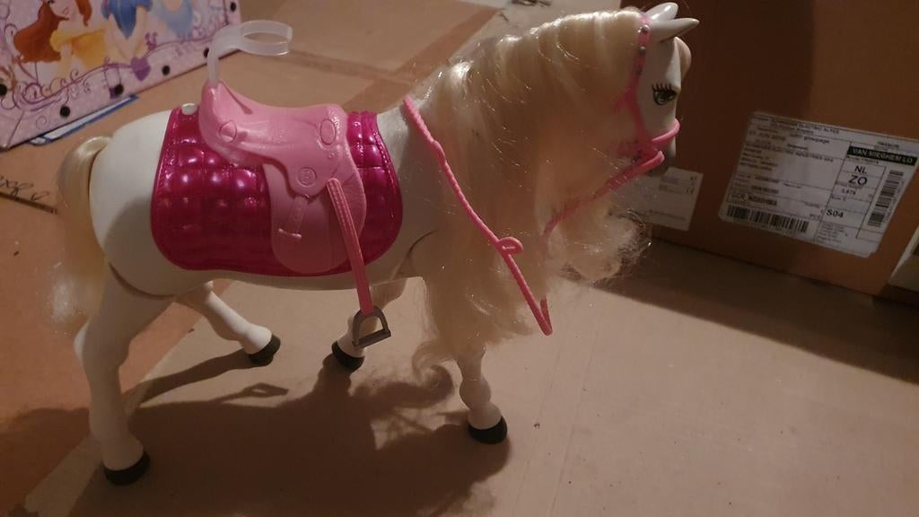 Barbie dream horse Mattel incl ruiter, Enlèvement, Comme neuf, Barbie