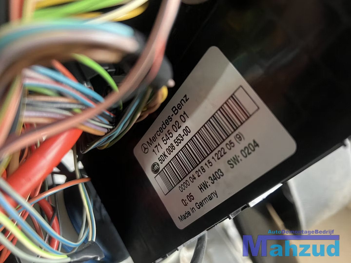 MERCEDES SLK R171 COMFORT SAM Module 1715450201, Mercedes-Benz AG, Mercedes-Benz, Utilisé, Mercedesstrasse 120
70372  Stuttgart, DE