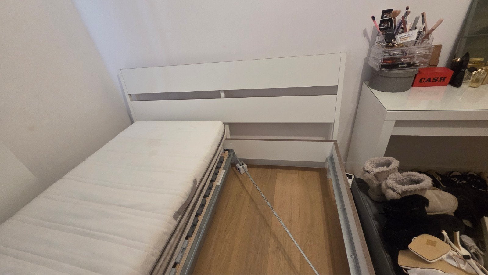 lits à vendre, Maison & Meubles, Chambre à coucher | Lits, Enlèvement, Utilisé, Deux personnes, 160 cm